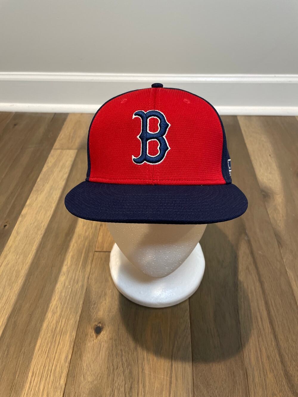 OC Sports MLB Boston Red Sox Baseball Cap Red Navy Adjustable